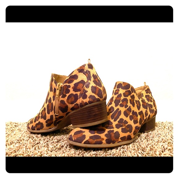 Leopard print booties - Picture 1 of 1